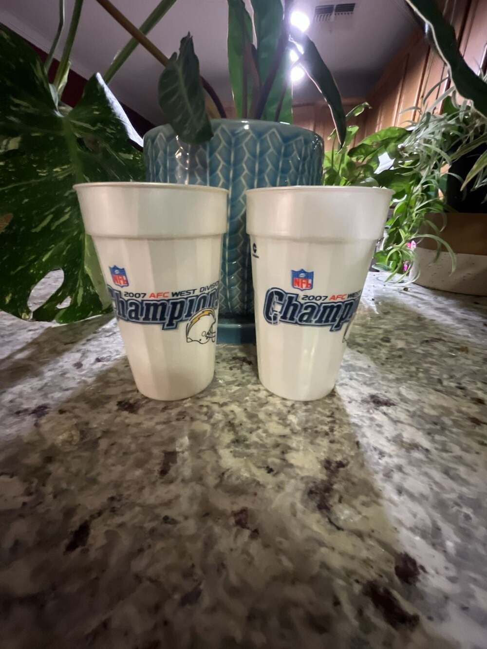 San Diego Chargers 2007 AFC West Division Champions Cups